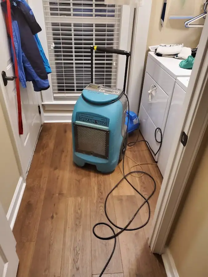 Commercial dehumidifier deployed for Flood Damage Cleanup in Goleta